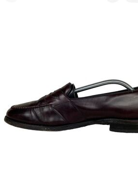 Allen Edmonds Randolph Shell Cordovan Penny Loafer Shoes Men's Size 11 Brown